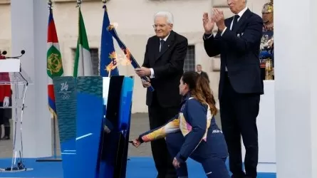 Rımde 2026 jylǵy Olımpıada oıyndarynyń alaýy jaǵyldy