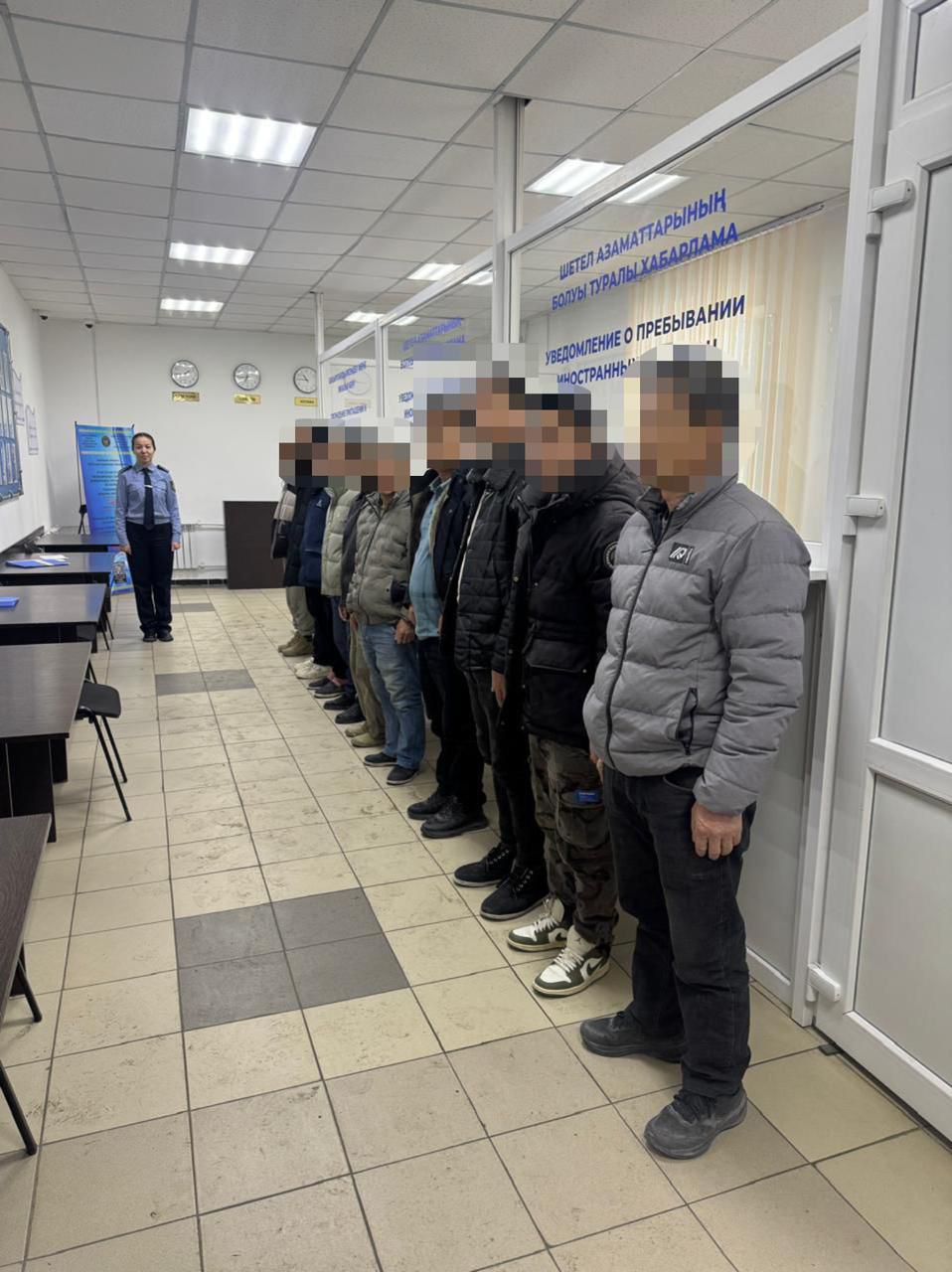 Qostanaıda zańsyz jumys istep júrgen sheteldikter ustaldy