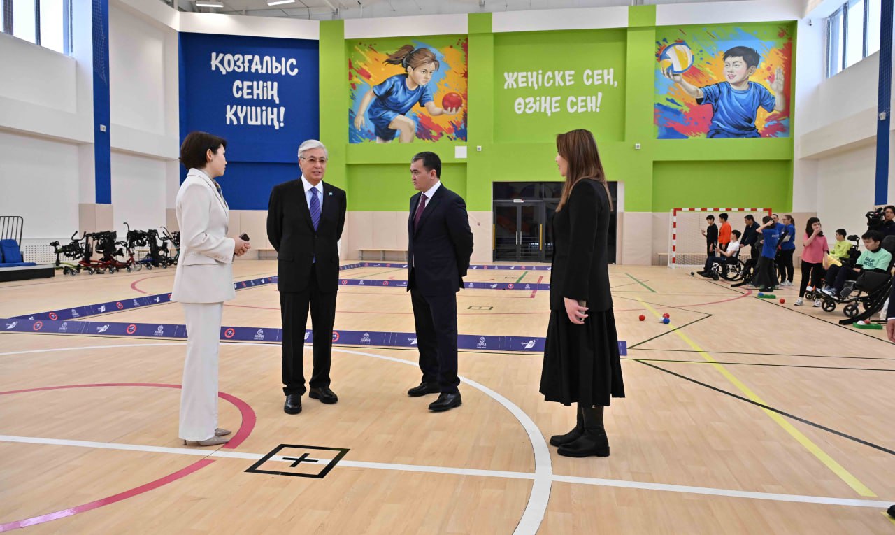 Prezıdent Inklıýzıvti sport ortalyǵyn aralap kórdi