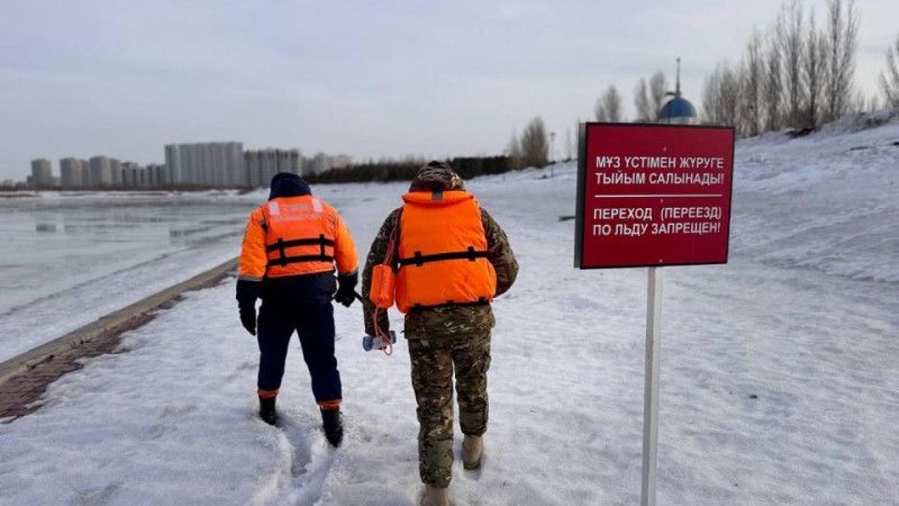 Astanada muz aıdyndary men syrǵanaqtardyń jumysy ýaqytsha toqtady