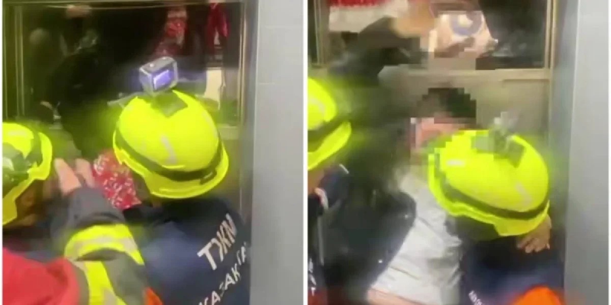 Astanada jańa jyl túni lıft ishinde 11 adam qalyp qoıdy