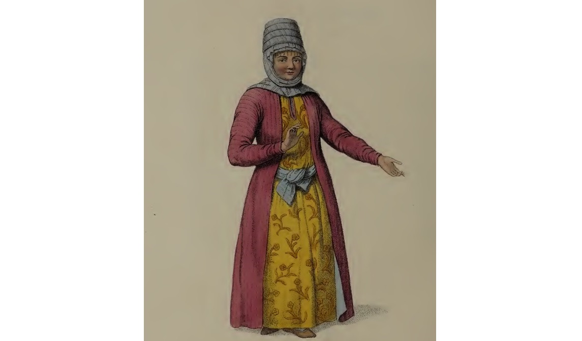 Eki ǵasyr burynǵy qazaq áıeliniń beınesi