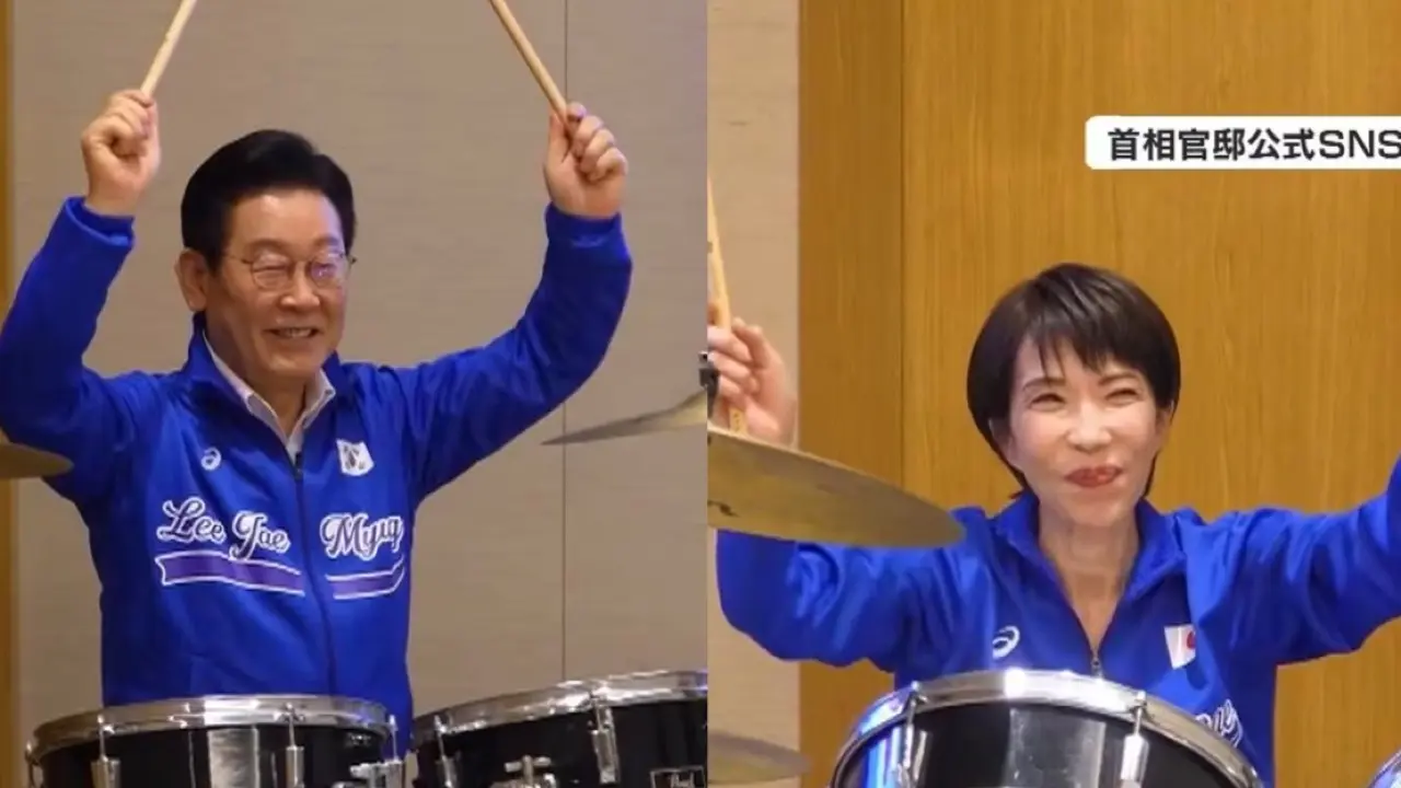 Japonııa men Ońtústik Koreıa kóshbasshylary barabanda birge oınady