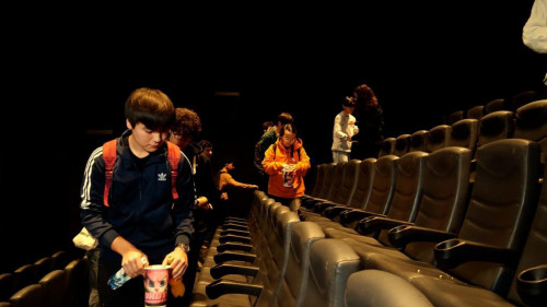 Astanada kınodan keıin kórermen erekshe ekoaksııa uıymdastyrdy