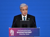 Qasym-Jomart Toqaev Volonterler forýmynda sóz sóıledi
