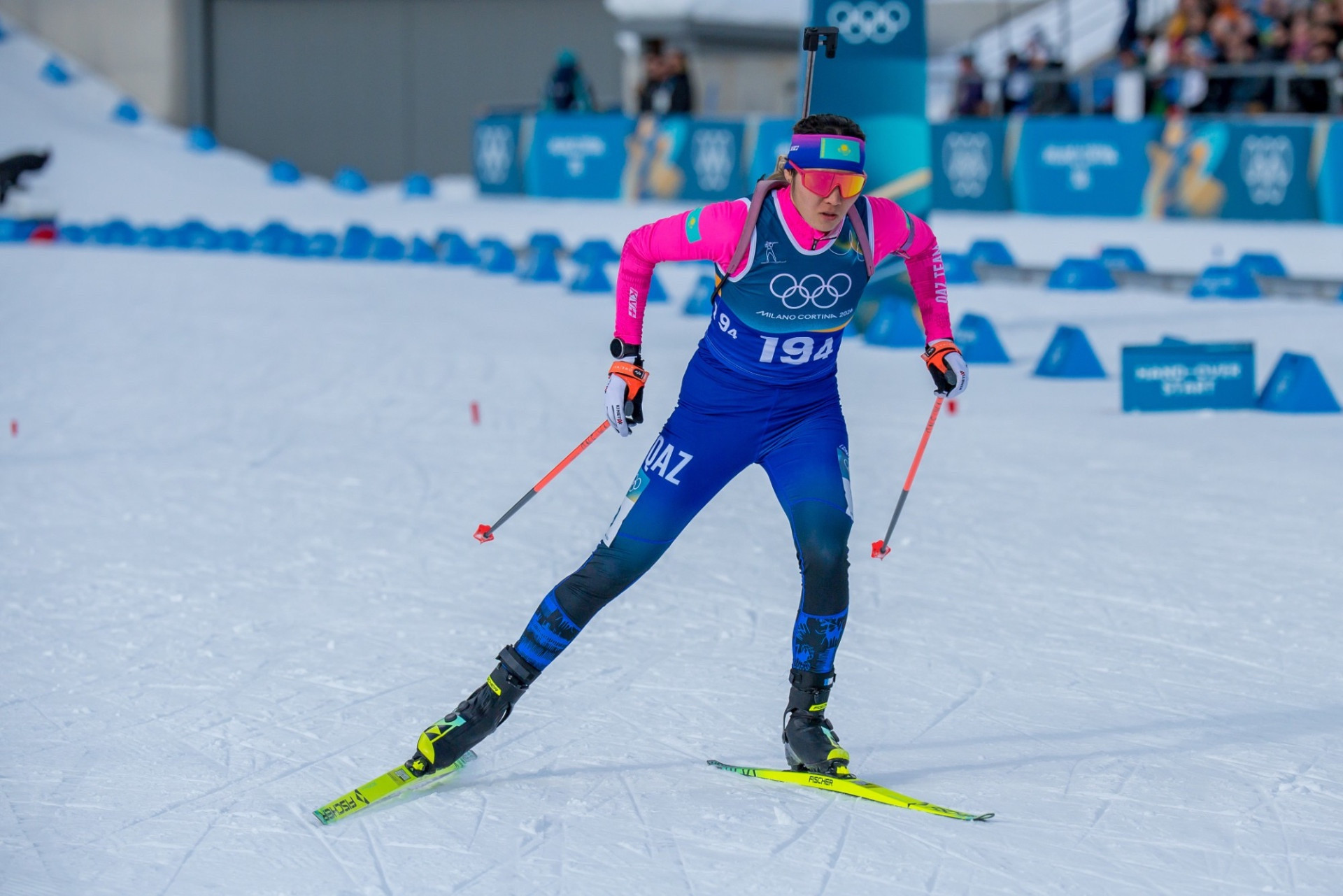 Qazaqstandyq bıatlonshylar 2026 jylǵy Olımpıadada jekeleı saıysta óner kórsetti