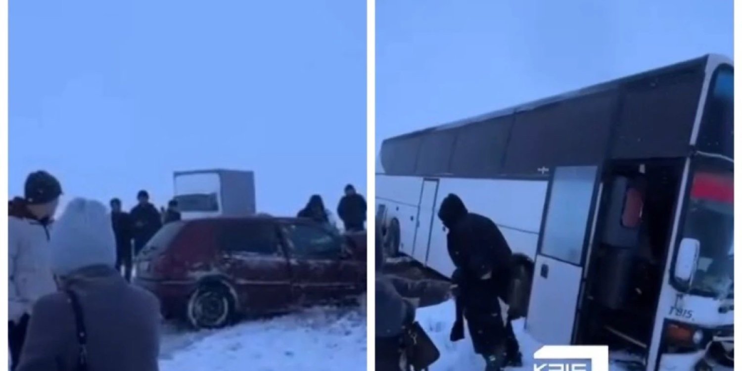 Jambyl oblysynda avtobýs pen kólik soqtyǵysyp, jolaýshy qaza tapty