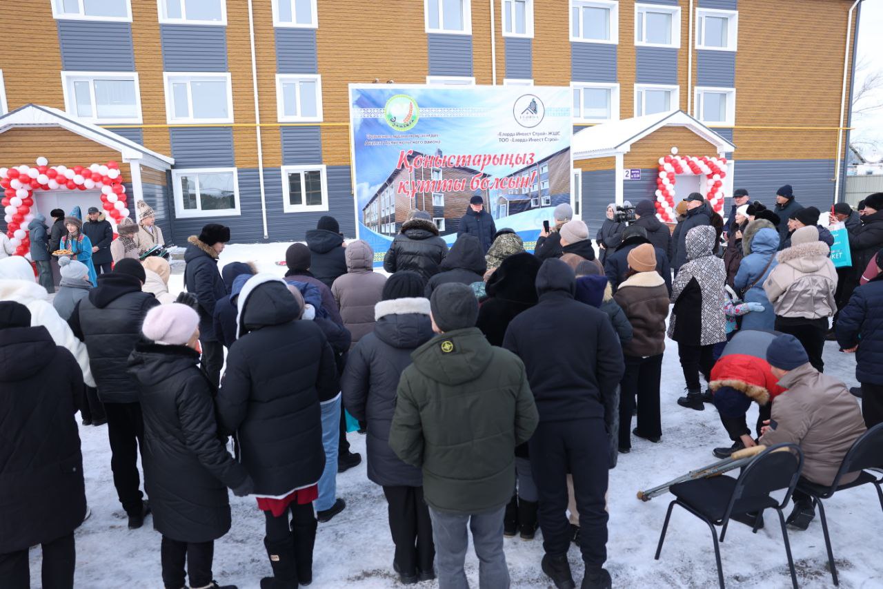 Áýlıekólde kópqabatty turǵyn úı paıdalanýǵa berildi