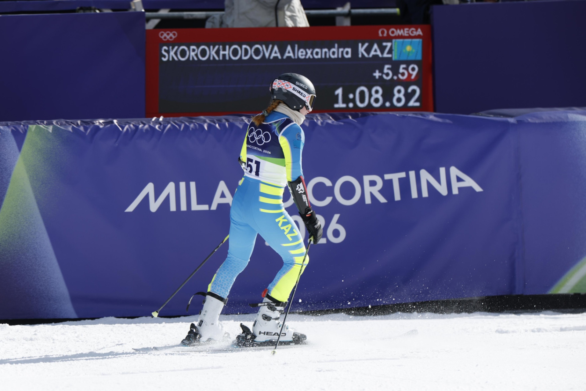 2026 jylǵy Olımpıadadaǵy taý shańǵysy: Aleksandra Skorohodova slalom-gıgantta baq synady
