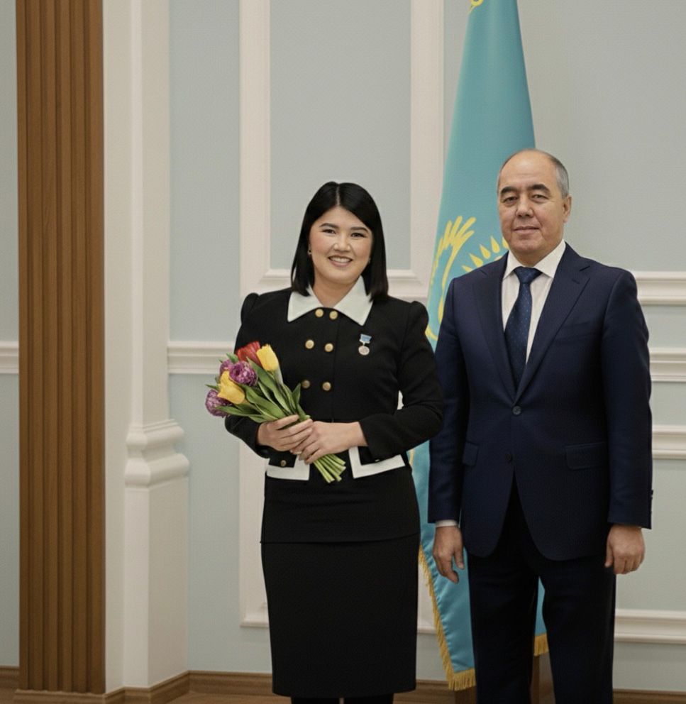 Alııa Bolek «Eren eńbegi úshin» medalimen marapattaldy