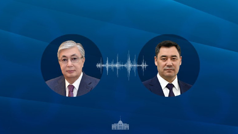 Memleket basshysy Qyrǵyzstan prezıdentimen telefon arqyly sóılesti