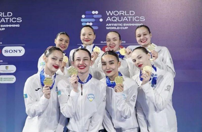 Álem kýbogi: Qaraǵandylyq sportshylar artıstik júzýden 14 medal enshiledi