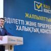 Memlekettik keńesshi Jalpyulttyq koalısııa múshelerimen birge Aqtóbe oblysynyń jurtshylyǵymen kezdesý ótkizdi