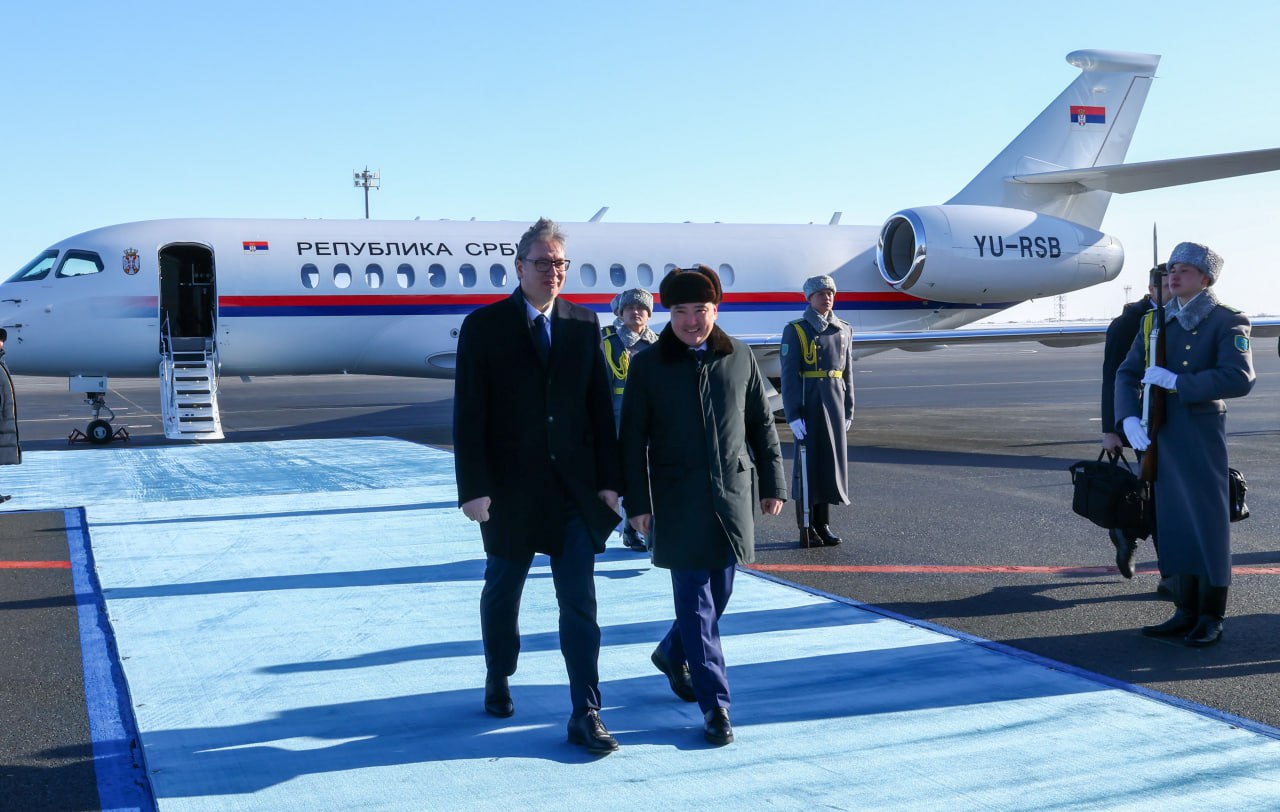 Serbııa Prezıdenti Astanaǵa resmı saparmen keldi