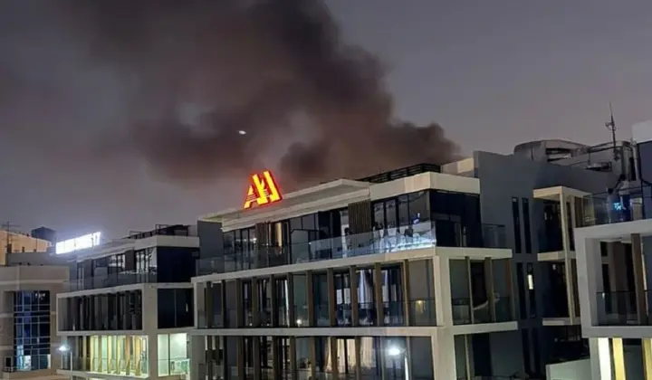 Dýbaıdaǵy Amerıka konsýldyǵy otqa orandy