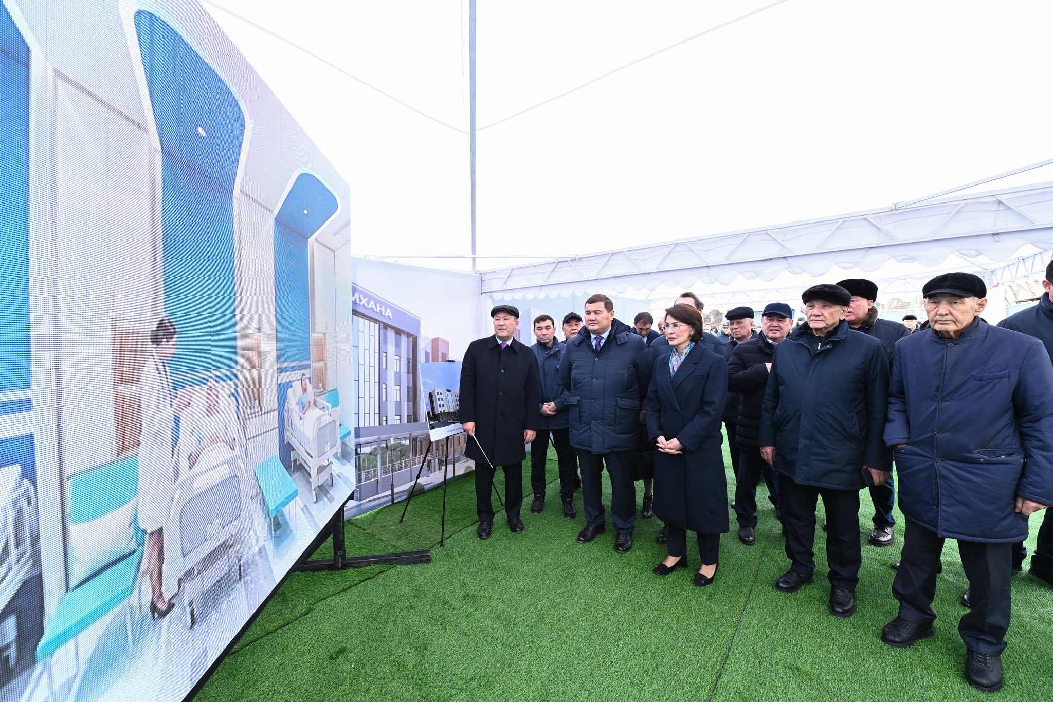 Qos emhana qurylysy bastaldy