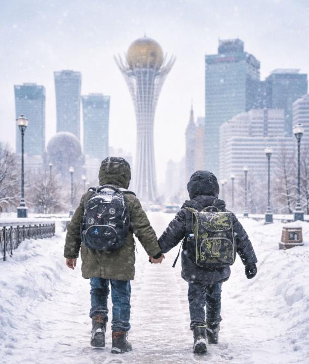 Erteń Astanada kolledj stýdentteri men mektep oqýshylary qashyqtan oqıtyn boldy