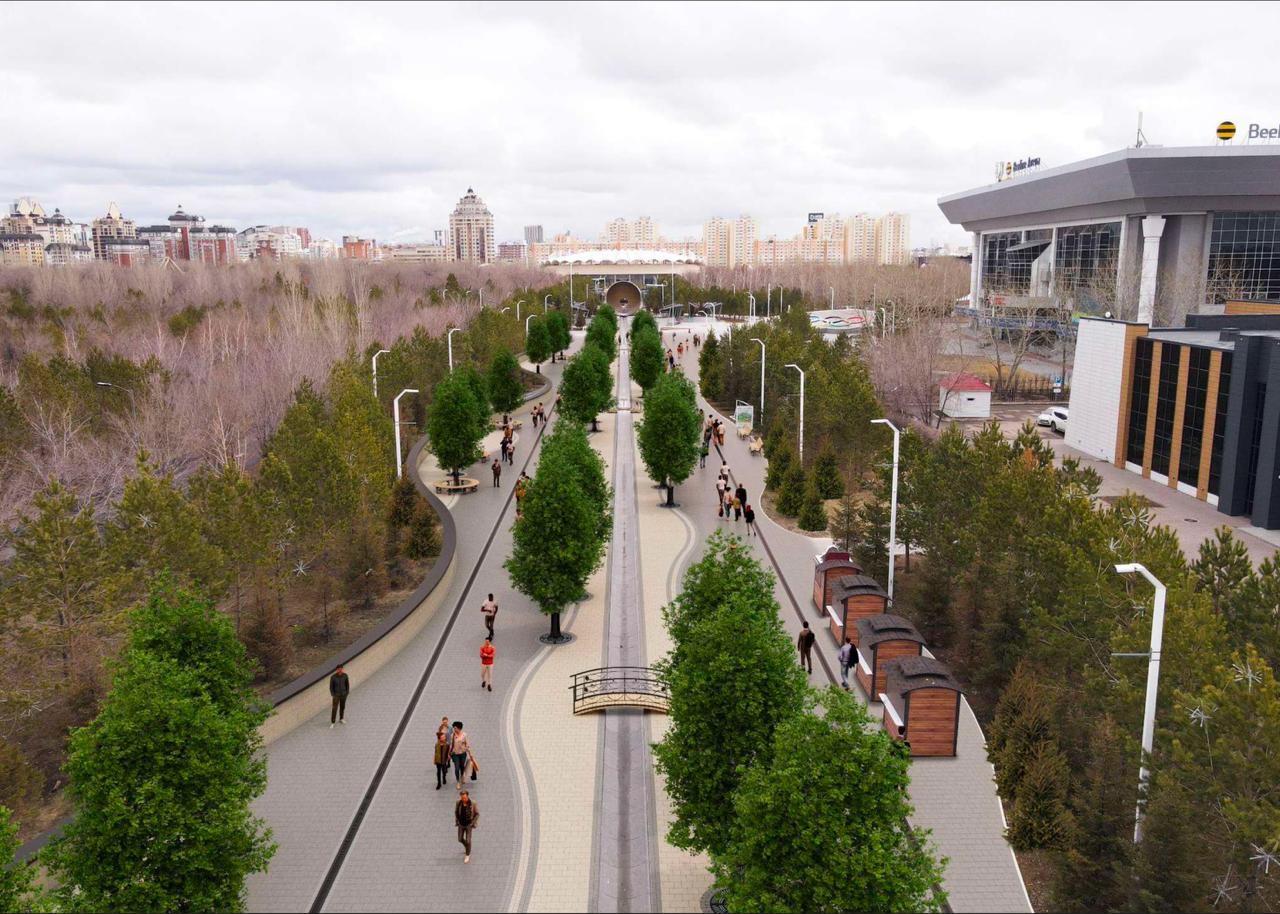 Astanadaǵy Ortalyq saıabaq zamanaýı talapqa saı jańǵyrtylady