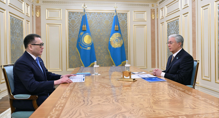 Memleket basshysy Saýda jáne ıntegrasııa mınıstri Arman Shaqqalıevti qabyldady