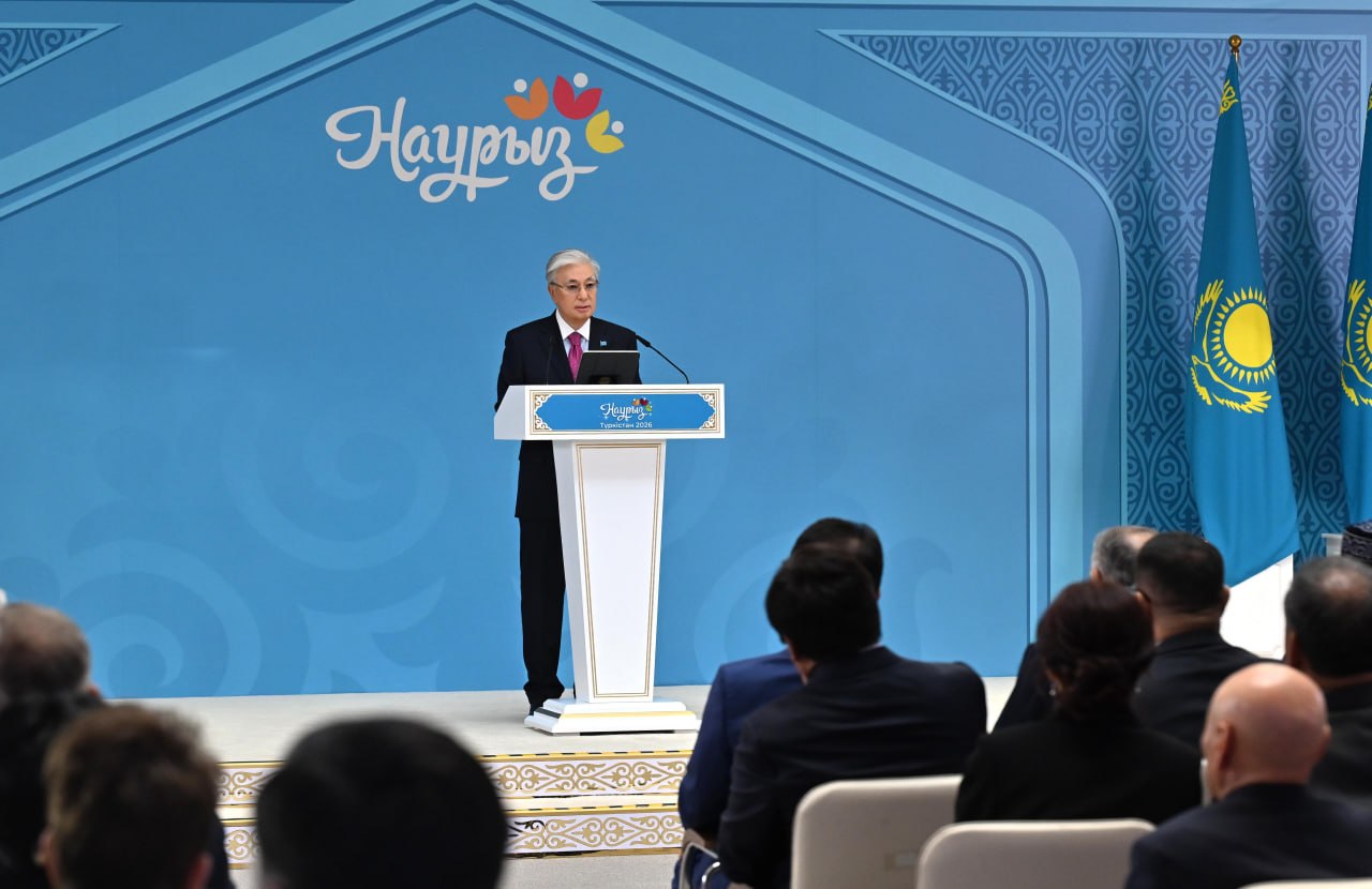 Memleket basshysy Túrkistan oblysynyń jurtshylyǵymen kezdesýde sóz sóıledi