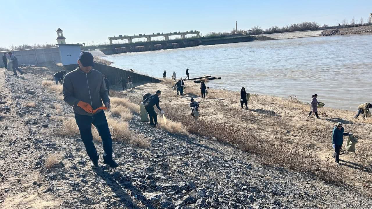 Tazarý kúni el aýmaǵynan 2,7 tonna qoqys jınaldy