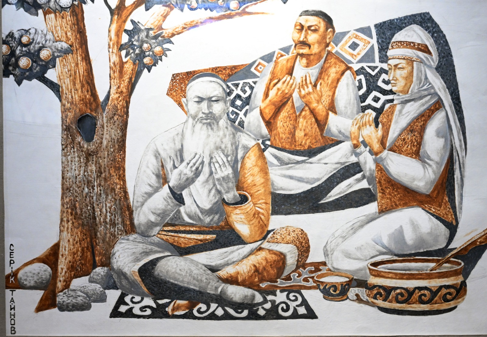 Ulttyq ortalyq mýzeıde aıryqsha sýret kórmesi ashyldy