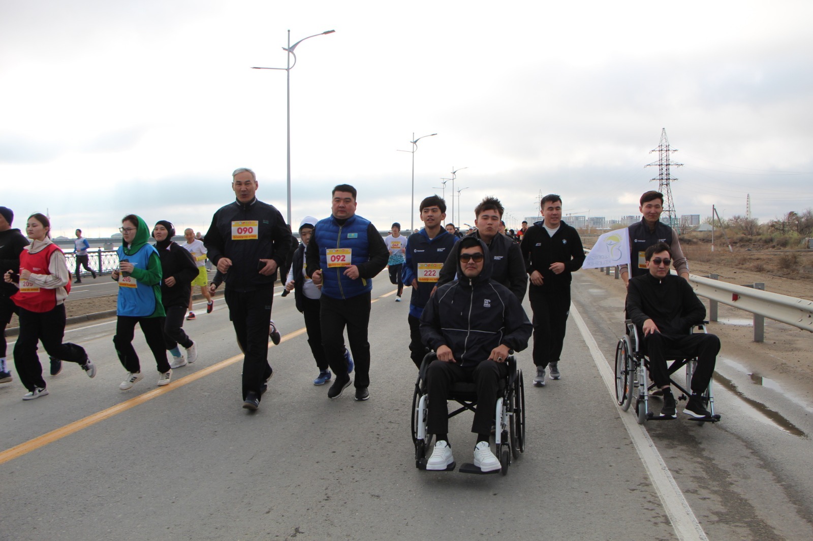 Qyzylordada 400 adam qatysqan marafon ótti