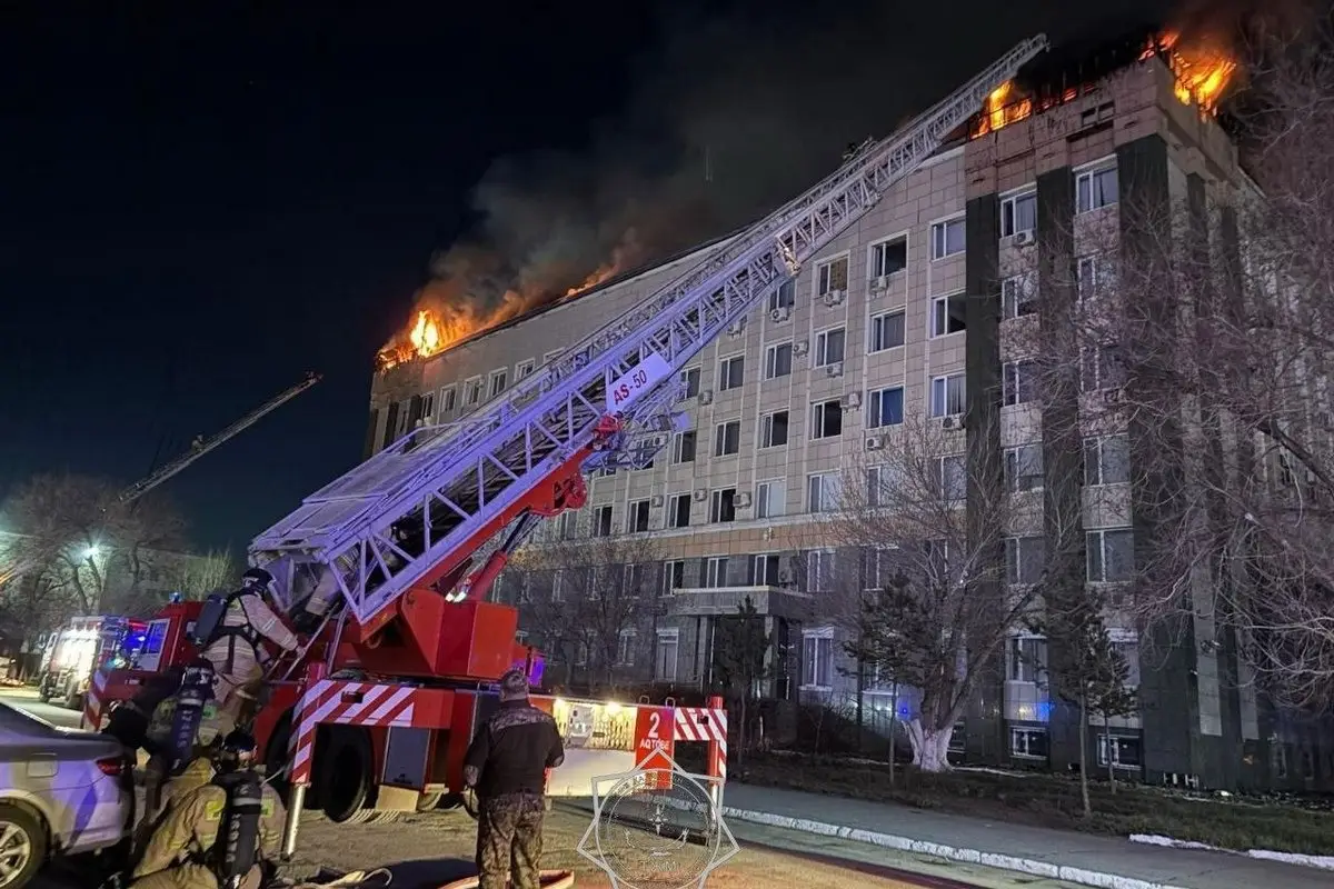 Aqtóbe oblysy ákimdigi ǵımaratyndaǵy órttiń aldyn ala sebebi belgili boldy