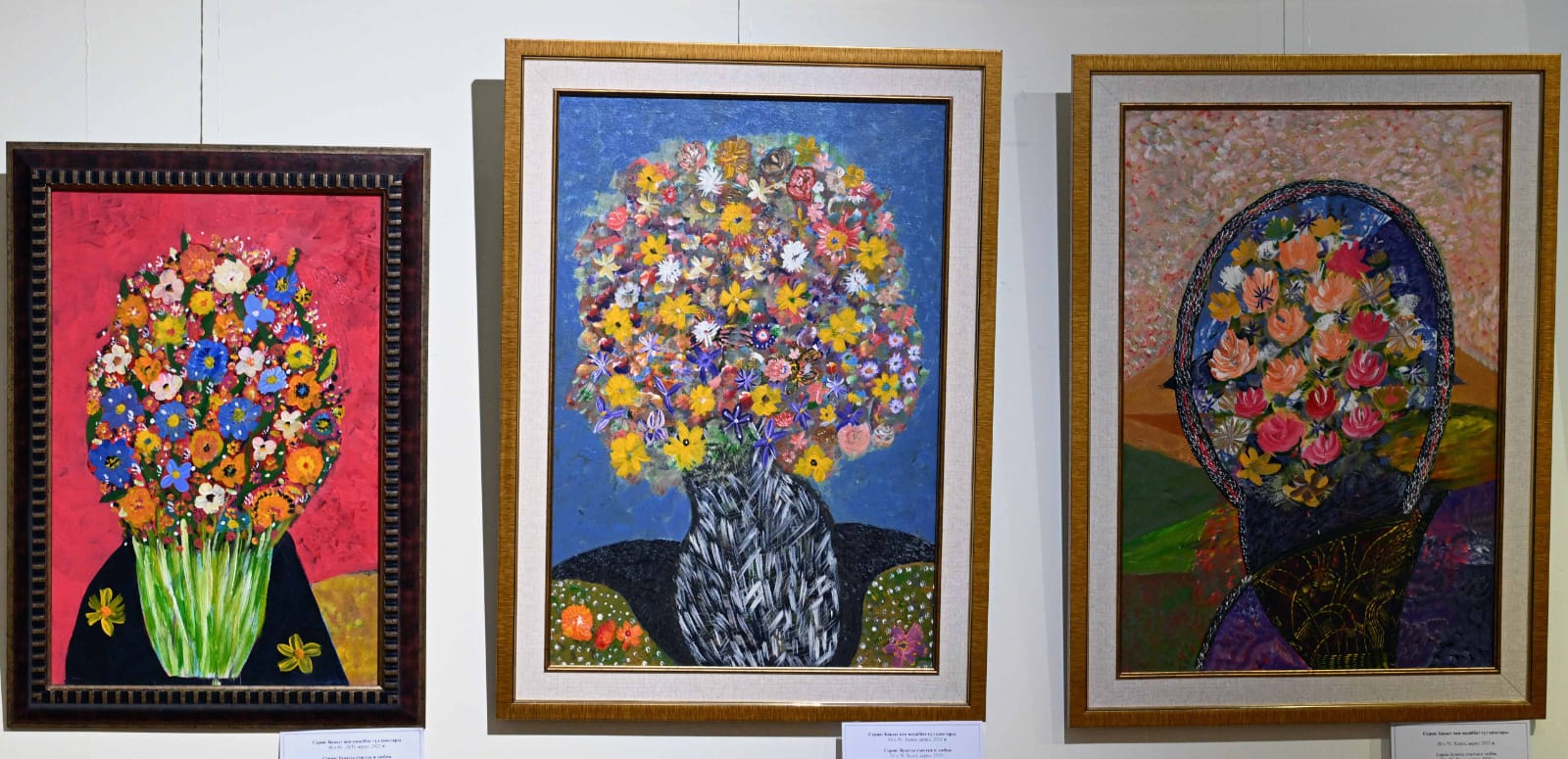 Almatyda sýretshi Madına Muhtarovanyń shyǵarmashylyq kórmesi ashyldy