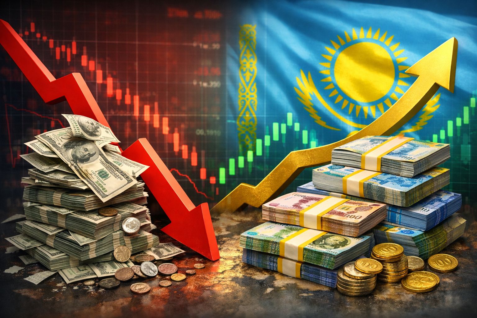 Teńge nyǵaıyp, dollar álsiredi: Naryqqa áseri qandaı?