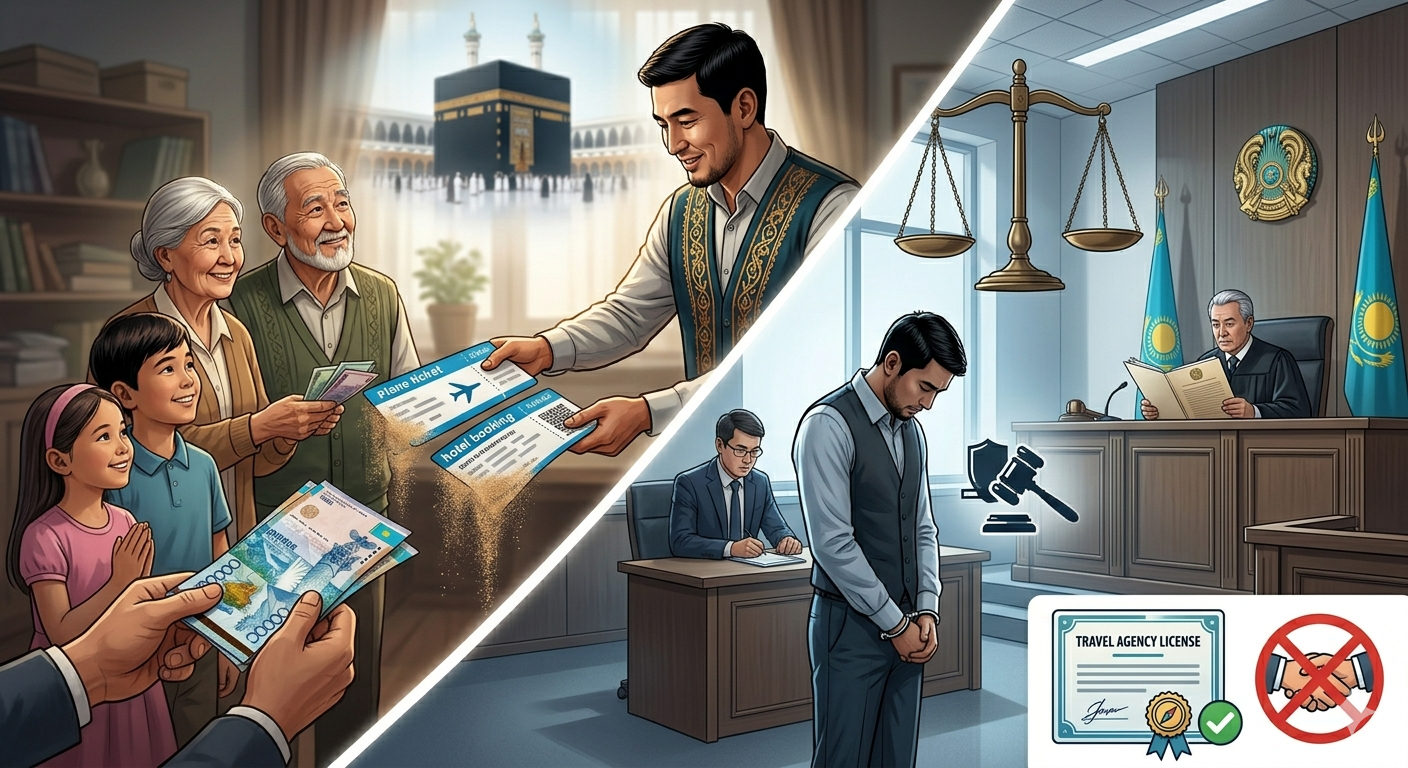 Elordada 17 adamdy «qajylyqqa jiberemin» dep aldaǵan alaıaq jazalandy