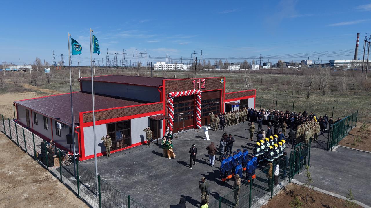 Solnechnyı kentinde jańa órt sóndirý beketi ashyldy