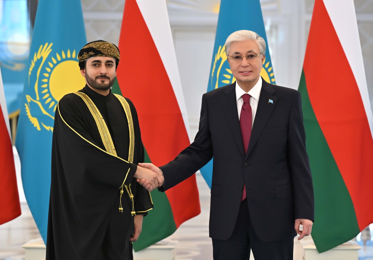 Qasym-Jomart Toqaev Oman Premer-mınıstriniń orynbasaryn I dárejeli «Dostyq» ordenimen marapattady