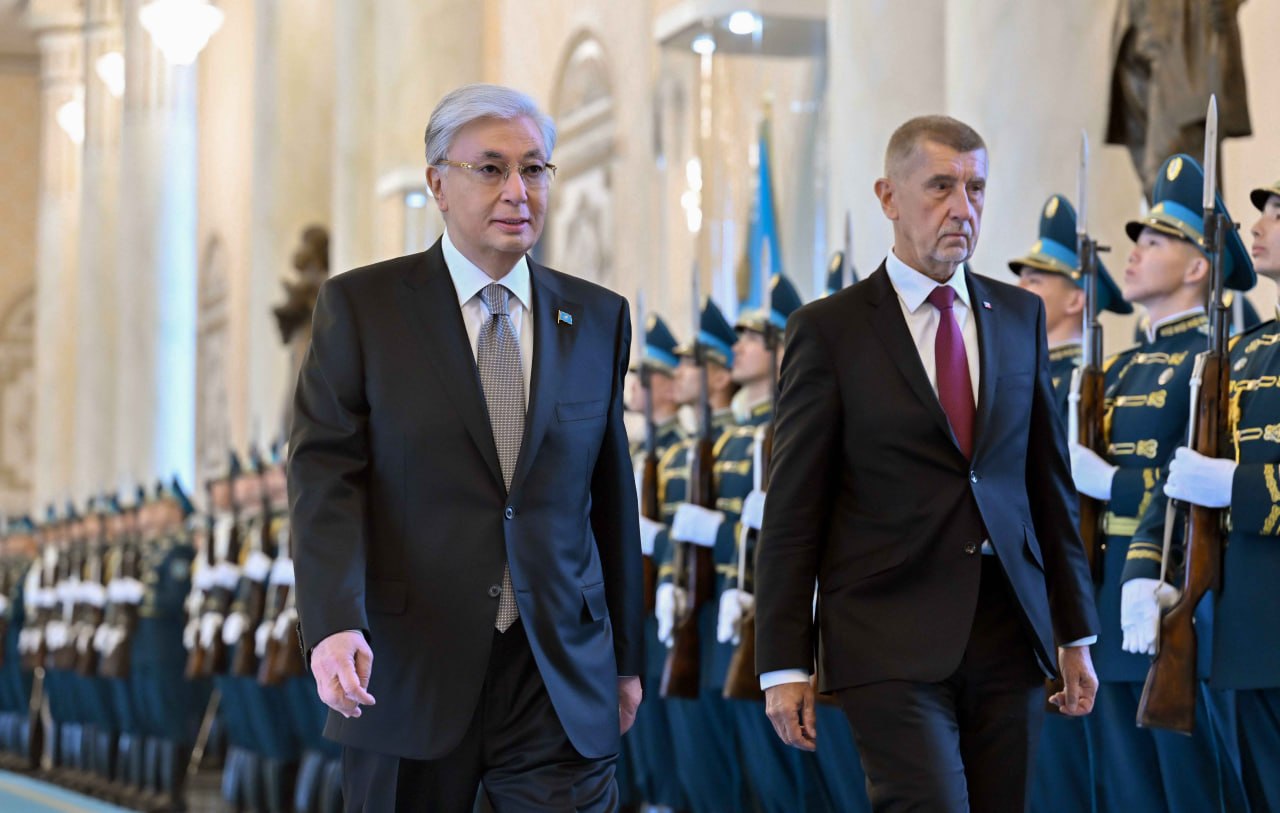 Prezıdent Aqordada Cheh Respýblıkasynyń Premer-mınıstrin qarsy aldy