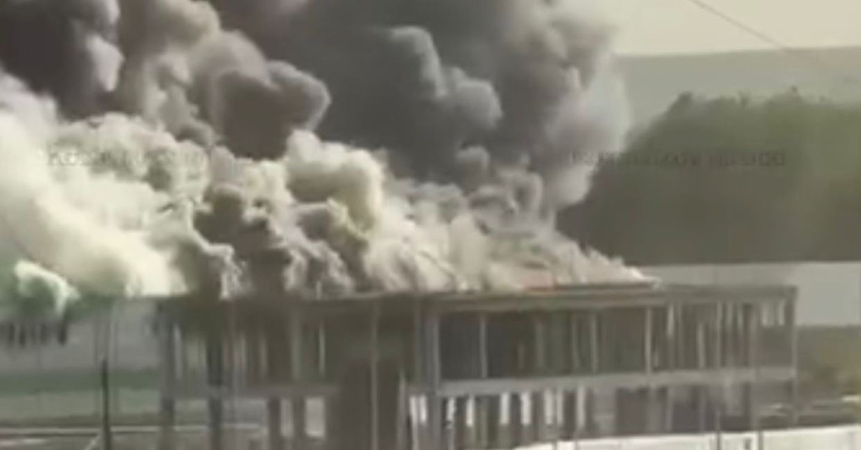 Almaty oblysynda karton zaýyty aýmaǵynda órt shyqty