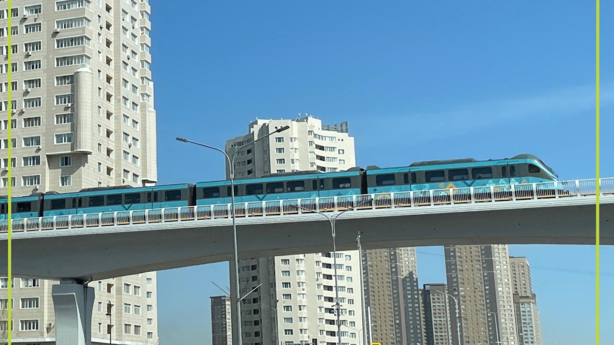 Astanada LRT poıyzynyń qozǵalysy ýaqytsha toqtatyldy
