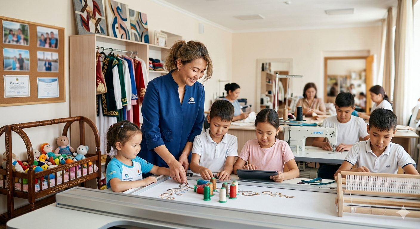 Ana mártebesi: Tárbıe besiginen kásipkerlik shyńyna deıin