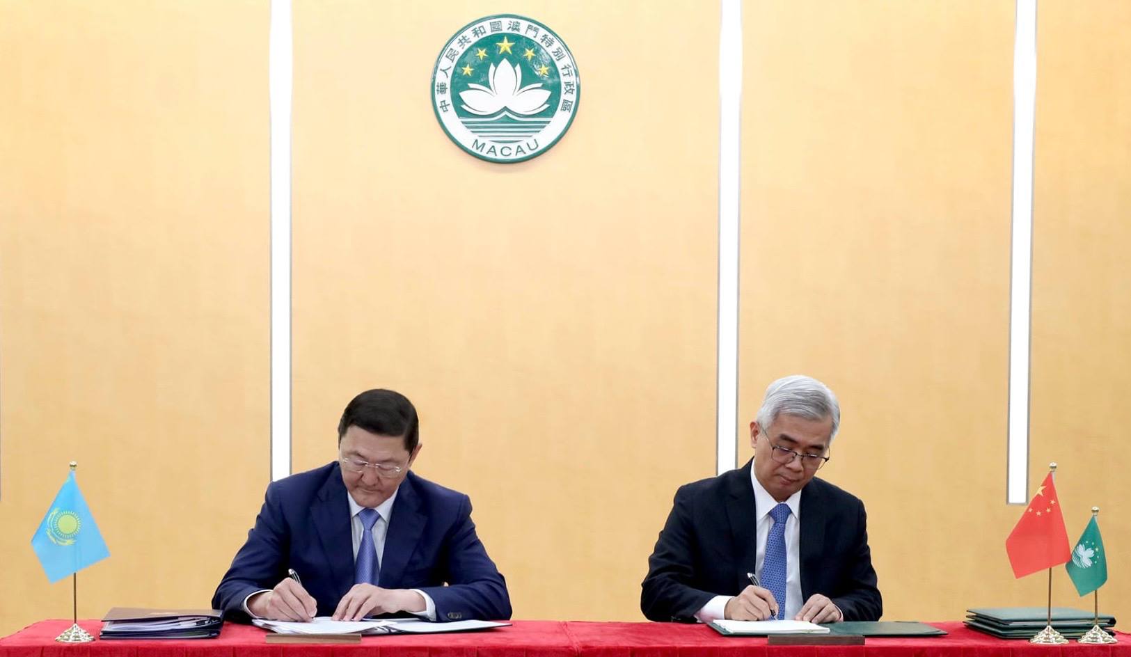 Qazaqstan men Makao ekstradısııa týraly kelisimge qol qoıdy
