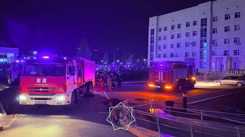 Astanada balalar aýrýhanasy órtendi: Naýqastar shuǵyl evakýasııalandy