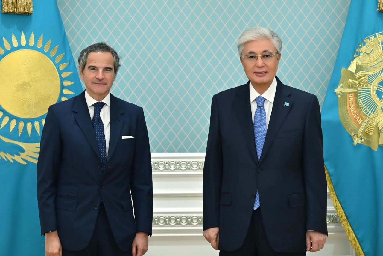 Memleket basshysy MAGATE Bas dırektory Rafael Grossıdi qabyldady