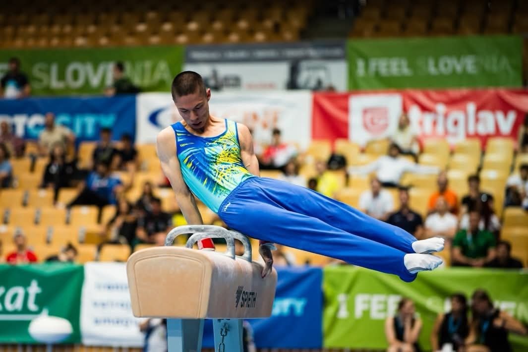 Zeınolla Ydyrysov sporttyq gımnastıkadan Challenge Cup týrnıriniń kúmis júldegeri atandy