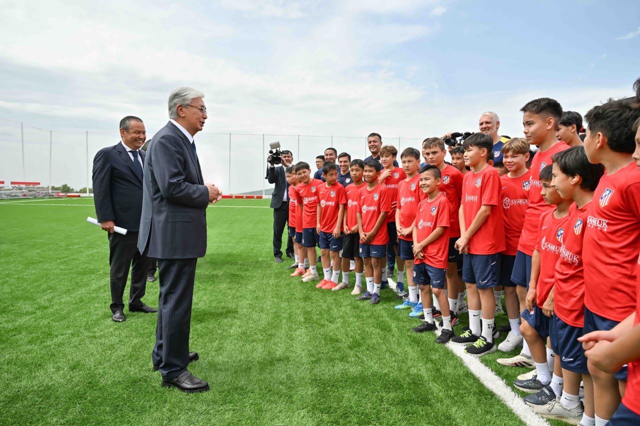 Prezıdent «Atletıko de Madrıd Qazaqstan» fýtbol akademııasyna bardy