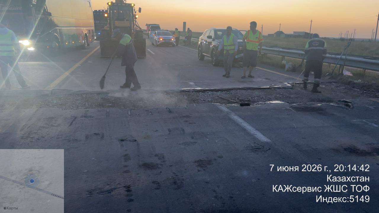 +37 gradýs ystyq jolǵa áser etti: Shymkent mańynda aqaý anyqtaldy