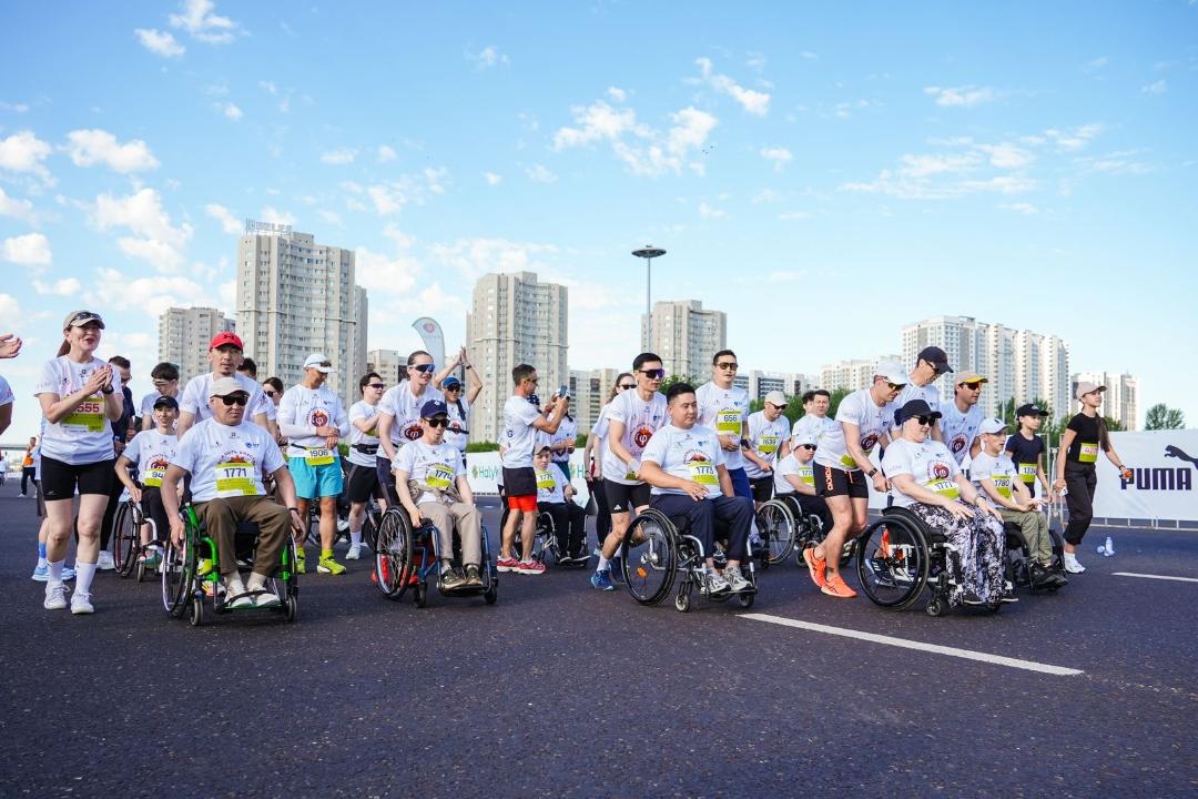 Paraatletter Astana Half Marathon jarysyna qatysty
