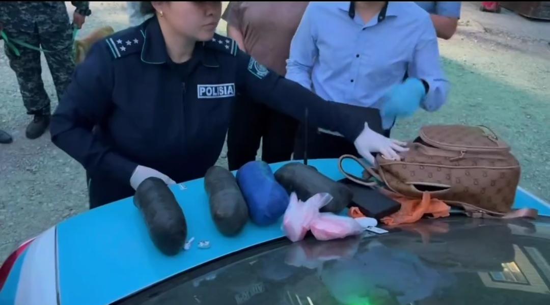 Shymkent turǵynynan asa iri kólemdegi sıntetıkalyq esirtki tárkilendi