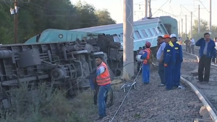 Túrkistan oblysynda poıyz apaty boldy: zardap shekkender bar